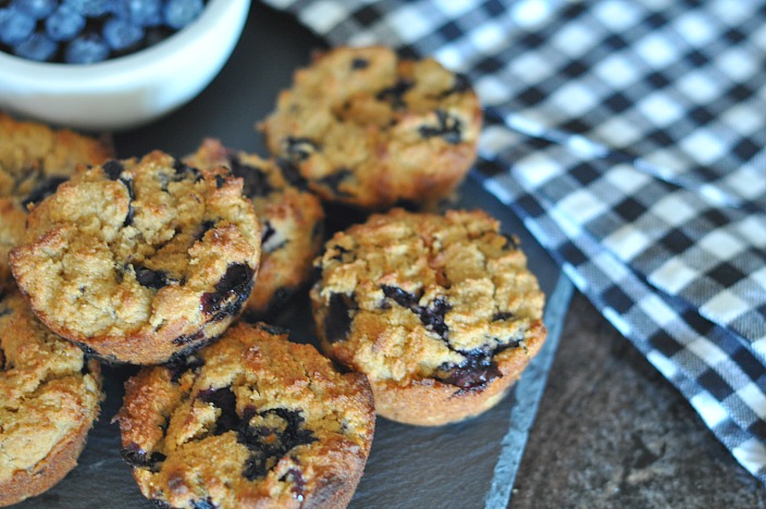 Gluten Free Vegan Blueberry Muffins